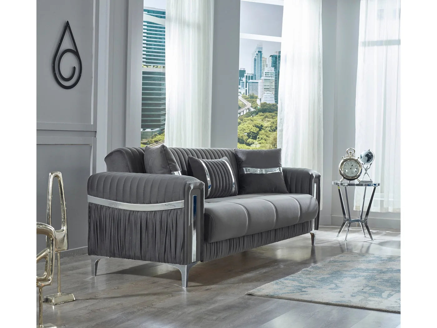 Rodrigo sofa bed set (3+2)