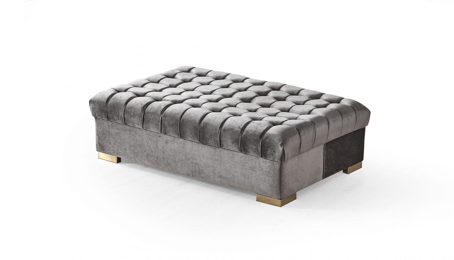 Mariana U Shaped Grey Sofa