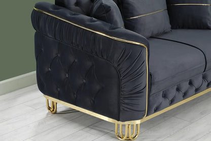 Amor - Chesterfield sofa bed 3+2
