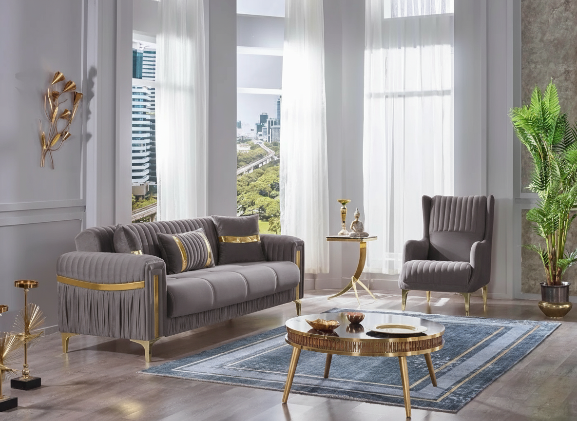 Rodrigo sofa bed set (3+2)