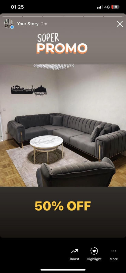 Gelaati corner sofa