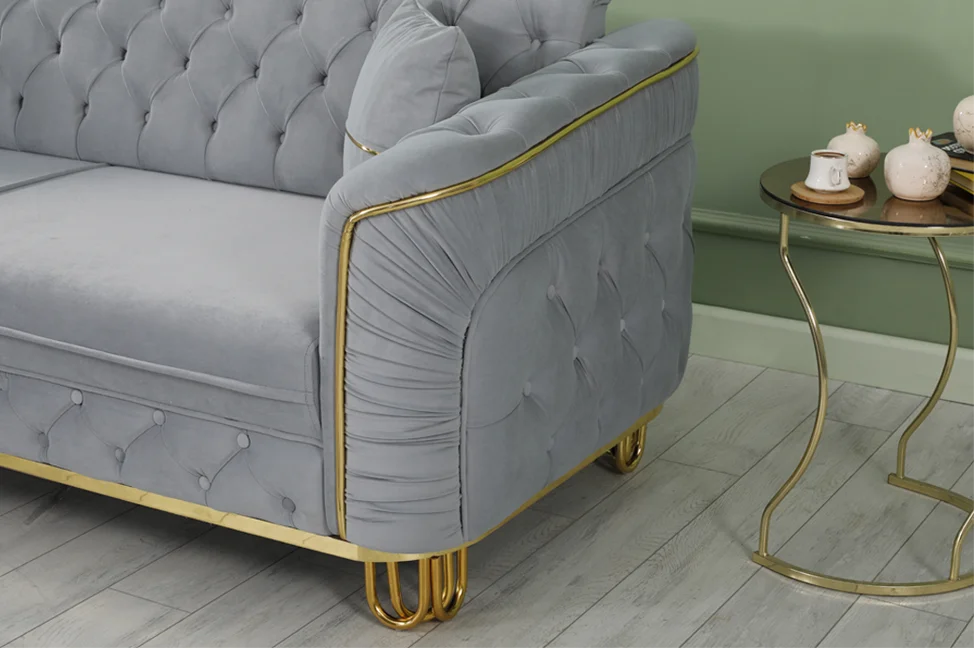 Amor - Chesterfield sofa bed 3+2