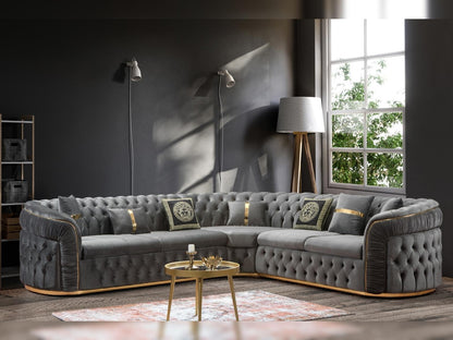 Hector- Chesterfield corner sofa