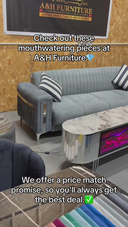Fireplace TV Table